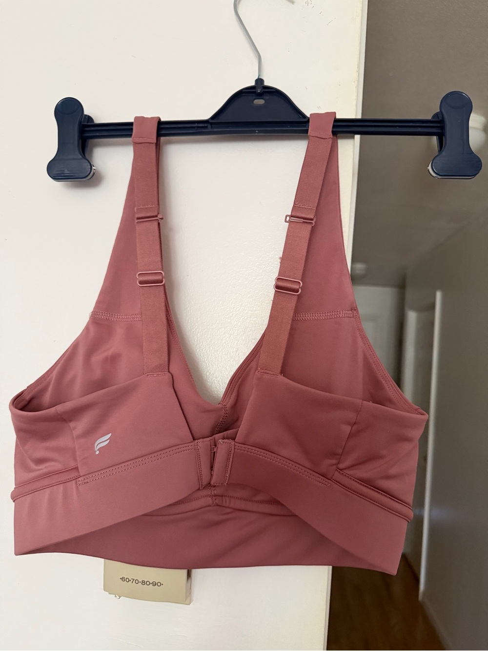 Fabletics Rose Dust Sports Bra in Dusty Rose